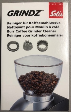 Grindz reiniger voor koffiemolen